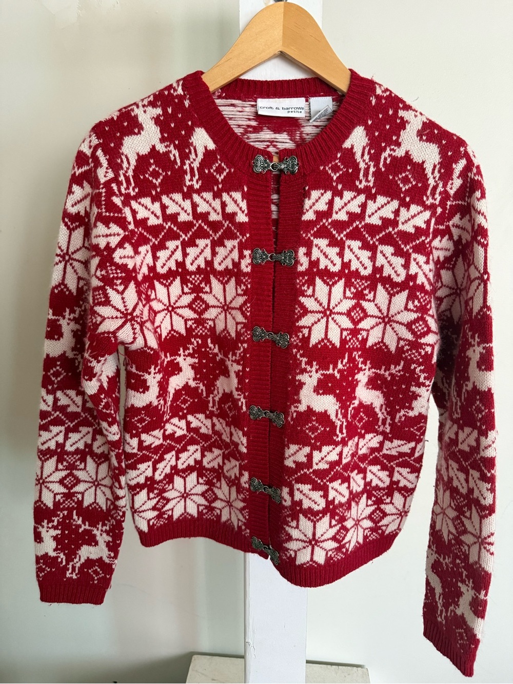 Croft & Barrow Silk - Angora Nordic Sweater